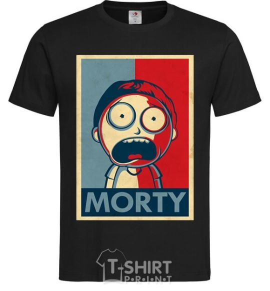 Men's T-Shirt Morty's art black фото