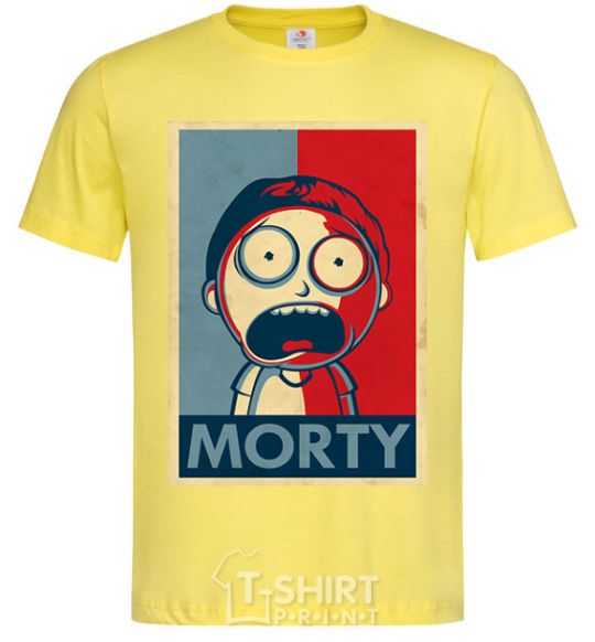 Men's T-Shirt Morty's art cornsilk фото