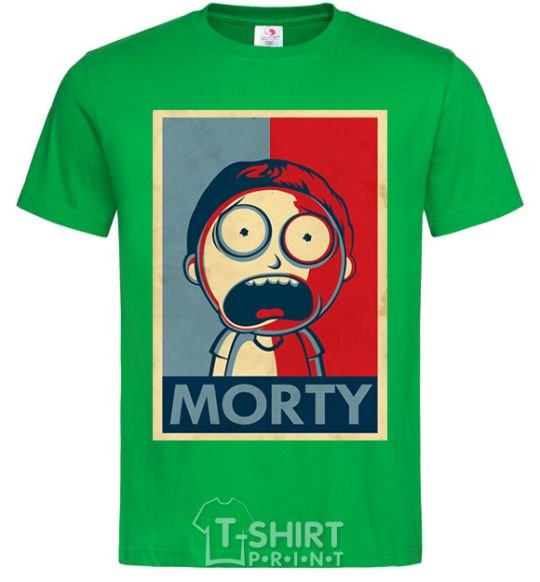 Men's T-Shirt Morty's art kelly-green фото