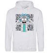 Men`s hoodie Science Rick sport-grey фото