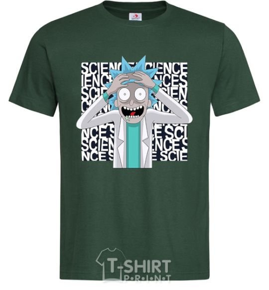Men's T-Shirt Science Rick bottle-green фото