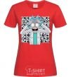 Women's T-shirt Science Rick red фото