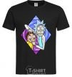 Men's T-Shirt Rick and Morty look black фото