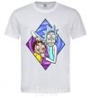 Men's T-Shirt Rick and Morty look White фото