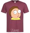 Men's T-Shirt Morty burgundy фото