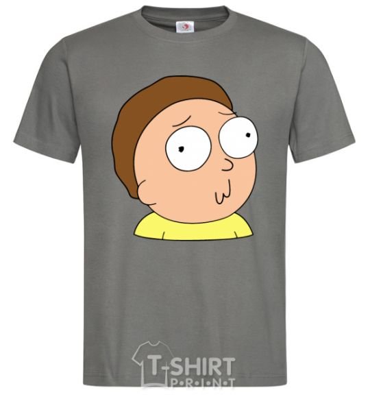 Men's T-Shirt Morty dark-grey фото