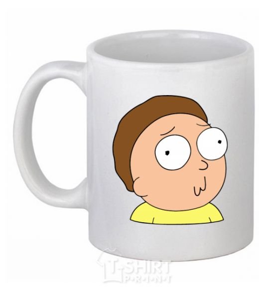 Ceramic mug Morty White фото