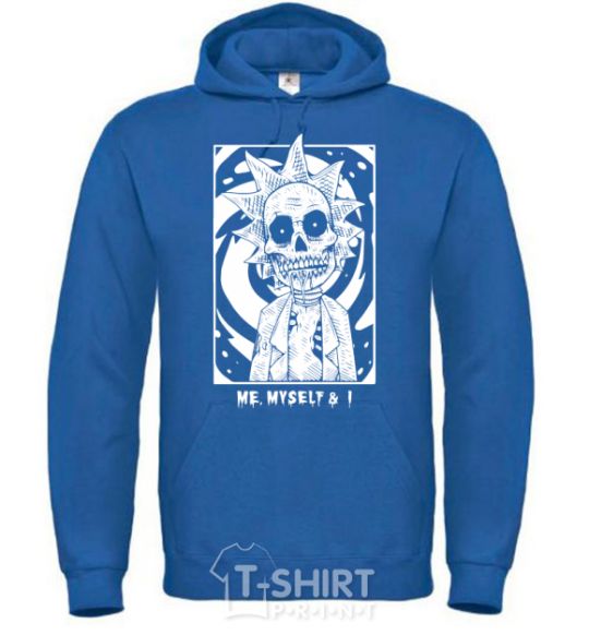 Men`s hoodie Me myself and I royal фото