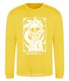 Sweatshirt Me myself and I yellow фото