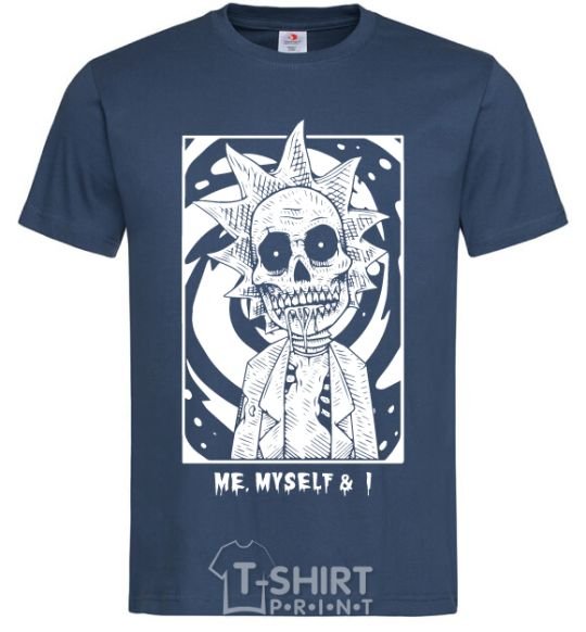 Men's T-Shirt Me myself and I navy-blue фото