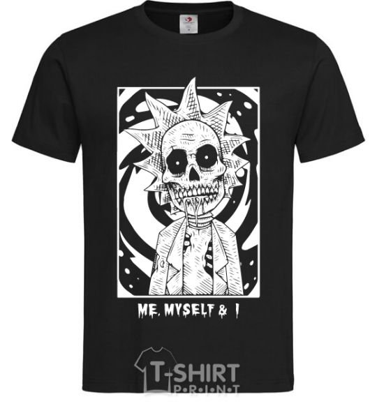 Men's T-Shirt Me myself and I black фото