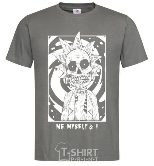 Men's T-Shirt Me myself and I dark-grey фото