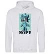 Men`s hoodie Rick bear sport-grey фото