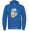 Men`s hoodie Rick melted down royal фото