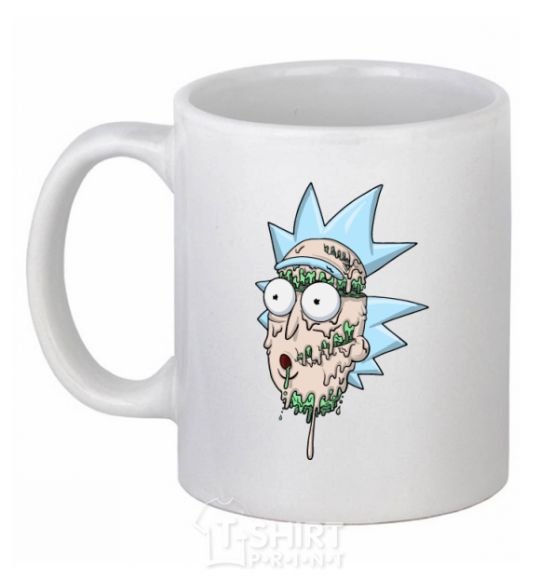 Ceramic mug Rick melted down White фото