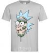 Men's T-Shirt Rick melted down grey фото