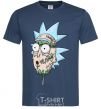 Men's T-Shirt Rick melted down navy-blue фото