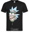 Men's T-Shirt Rick melted down black фото