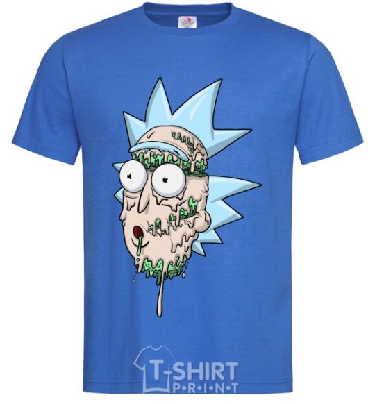 Men's T-Shirt Rick melted down royal-blue фото