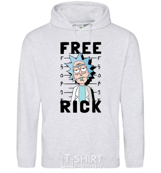 Men`s hoodie Free Rick sport-grey фото