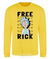 Sweatshirt Free Rick yellow фото