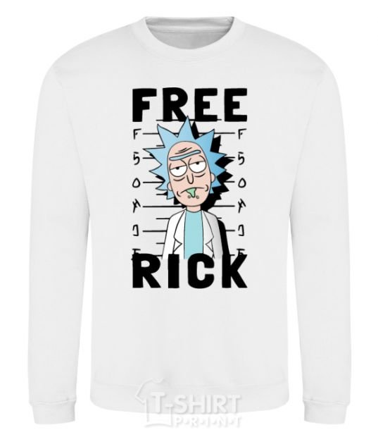 Свитшот Free Rick Белый фото