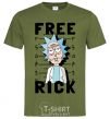 Мужская футболка Free Rick Оливковый фото