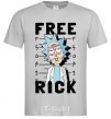 Men's T-Shirt Free Rick grey фото