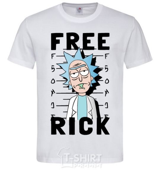 Мужская футболка Free Rick Белый фото
