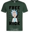 Men's T-Shirt Free Rick bottle-green фото