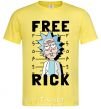 Men's T-Shirt Free Rick cornsilk фото