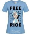 Женская футболка Free Rick Голубой фото