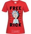 Женская футболка Free Rick Красный фото