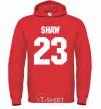 Men`s hoodie Shaw 23 bright-red фото