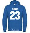 Men`s hoodie Shaw 23 royal фото