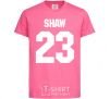 Детская футболка Shaw 23 Ярко-розовый фото