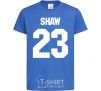 Детская футболка Shaw 23 Ярко-синий фото