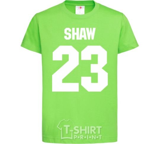 Детская футболка Shaw 23 Лаймовый фото
