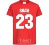Детская футболка Shaw 23 Красный фото