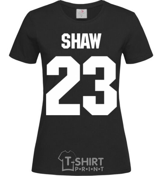 Women's T-shirt Shaw 23 black фото