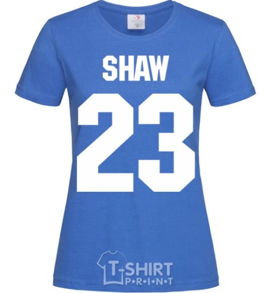 Women's T-shirt Shaw 23 royal-blue фото