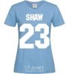 Women's T-shirt Shaw 23 sky-blue фото