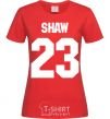 Women's T-shirt Shaw 23 red фото