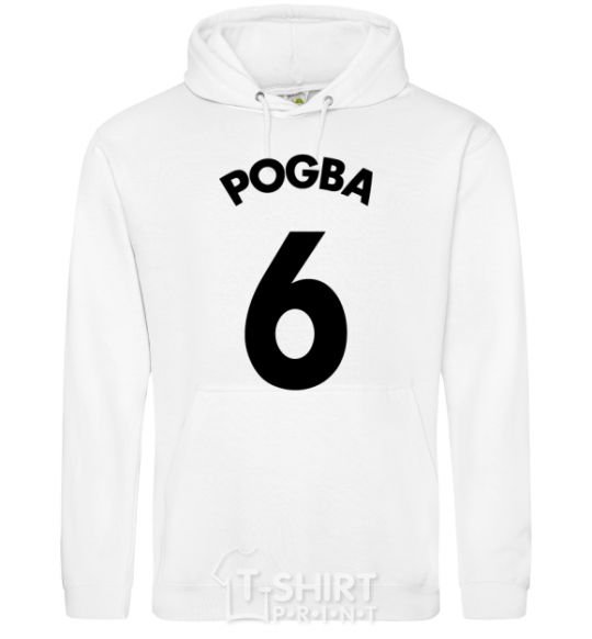 Men`s hoodie Pogba 6 White фото