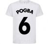 Kids T-shirt Pogba 6 White фото