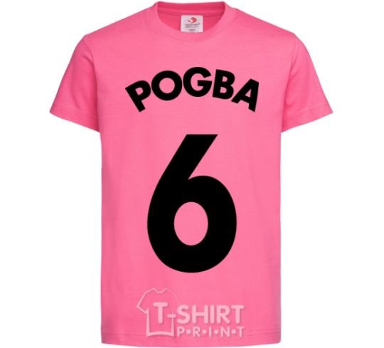 Kids T-shirt Pogba 6 heliconia фото