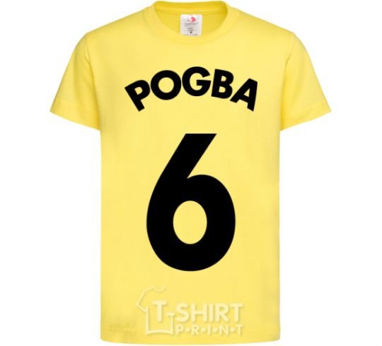 Kids T-shirt Pogba 6 cornsilk фото