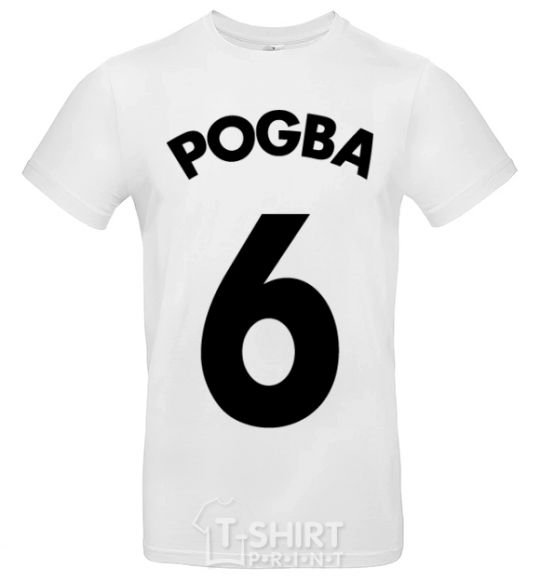 Мужская футболка Pogba 6 Белый фото