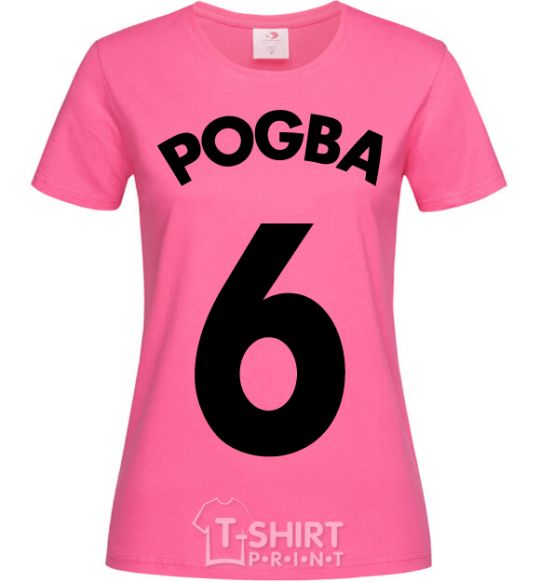 Women's T-shirt Pogba 6 heliconia фото