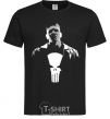 Men's T-Shirt Punisher white and gray black фото